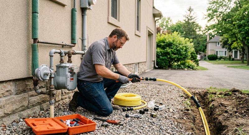 Home Gas Line Installation in Fredericksburg, VA